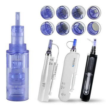 Картриджи для дермапена Aqua Dermapen K82 (12, 24, 36, 42, Nano), стерильные сменные насадки иглы с подачей сыворотки для фракционной мезотерапии и микронидлинга 8000 фото