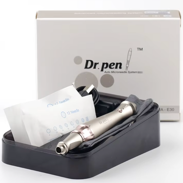 Набір дермапен Dr. Pen E30-W + картриджі для фракційної мезотерапії та мікронідлінгу SETE30W1012 фото