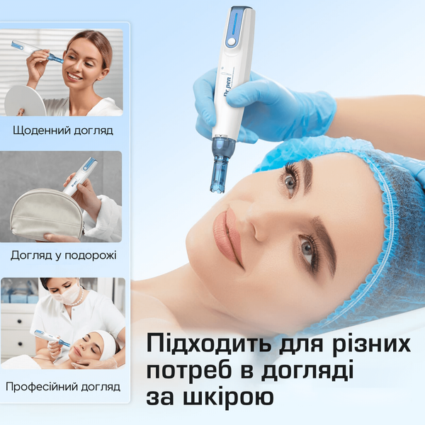 Дермапен Dr. Pen Ultima A9-С от Сети для Фракционной Мезотерапии с Двумя Сменными Насадками A9C фото