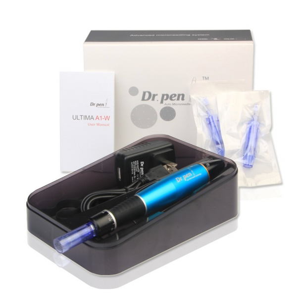 Набір дермапен Dr. Pen A1-W + картриджі для фракційної мезотерапії та мікронідлінгу SETA1W109 фото