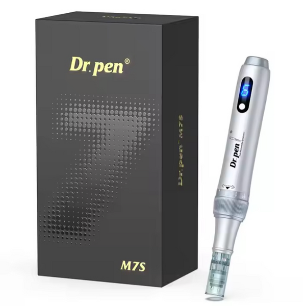 Дермапен Dr. Pen Ultima M7S електричний мезоролер з акумулятором для фракційної мезотерапії 6 режимів + 2 насадки сірий M7SGray фото