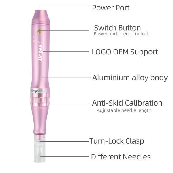 Dr. Pen Ultima M7-W аппарат дермапен с аккумулятором для фракционной мезотерапии лица и тела M7W фото