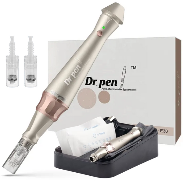 Набір дермапен Dr. Pen E30-C + картриджі для фракційної мезотерапії та мікронідлінгу SETE30C1012 фото
