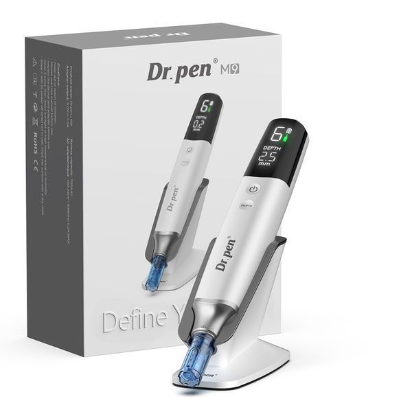 Дермапен Dr. Pen Ultima M9 з акумулятором та електронним регулюванням глибини проколу шкіри для мікронідлінгу обличчя та тіла M9 фото